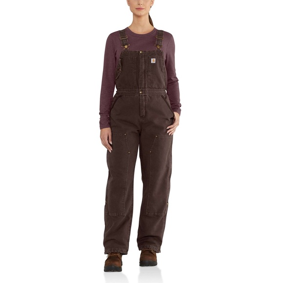 Carhartt Pants - Carhartt Brown Women’s Duck Bib Overalls